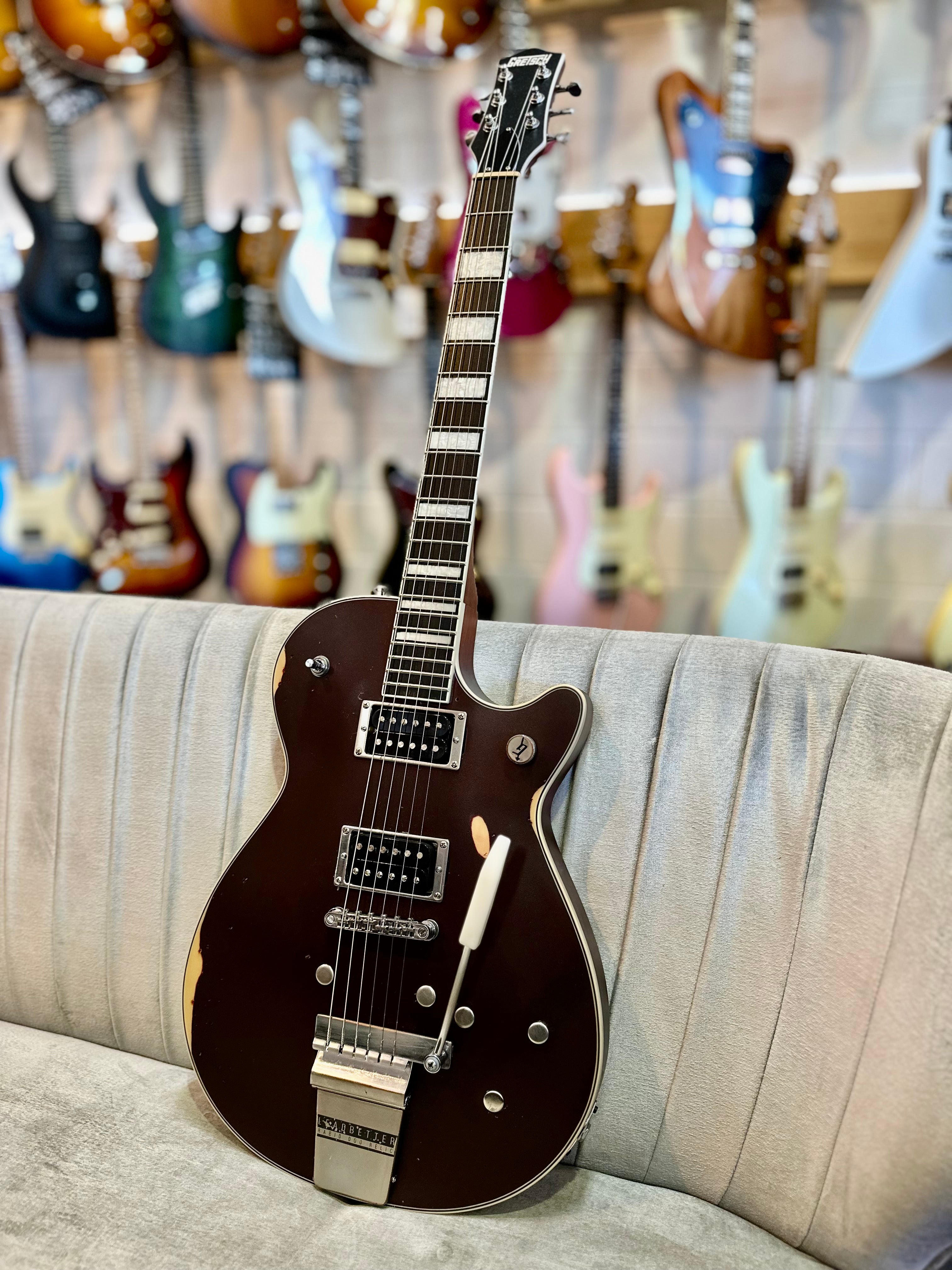 Gretsch | Leadbetter Rabid Dog Relic | G5220 | Relic Cola | Lollar/Duncan Gretsch | Leadbetter Rabid Dog Relic | G5220 | Relic Cola | Lollar/Duncan